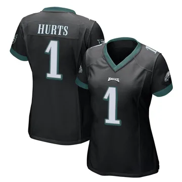 Women's Nike Philadelphia Eagles Jalen Hurts Black Alternate Jersey - Game