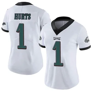 Women's Nike Philadelphia Eagles Jalen Hurts White Vapor Untouchable Jersey - Limited