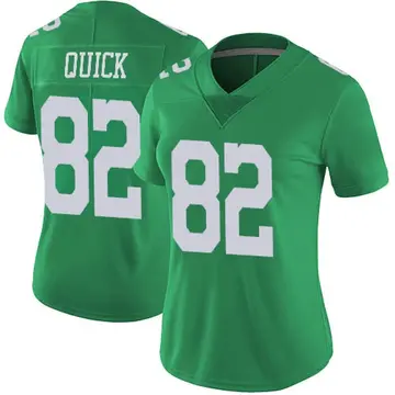 Women's Nike Philadelphia Eagles Mike Quick Green Vapor Untouchable Jersey - Limited