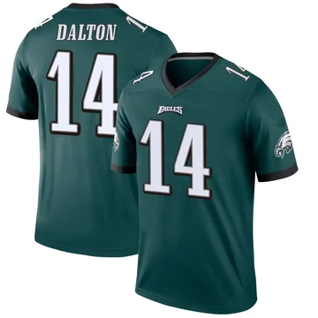 Youth Nike Philadelphia Eagles Andy Dalton Green Jersey - Legend
