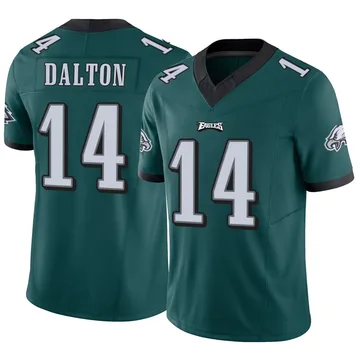 Youth Nike Philadelphia Eagles Andy Dalton Green Vapor F.U.S.E. Jersey - Limited