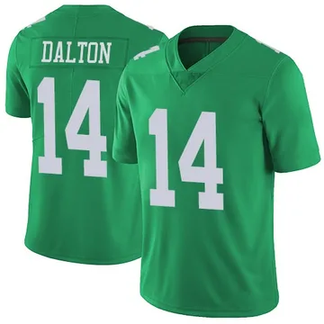 Youth Nike Philadelphia Eagles Andy Dalton Green Vapor Untouchable Jersey - Limited