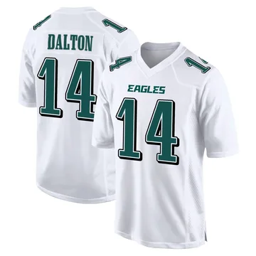 Youth Nike Philadelphia Eagles Andy Dalton White Tundra Fashion Jersey - Game