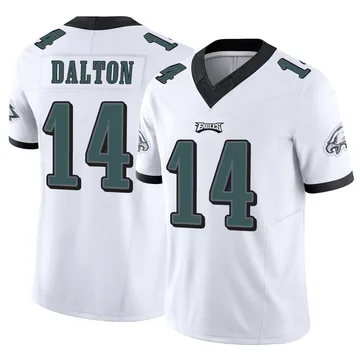 Youth Nike Philadelphia Eagles Andy Dalton White Vapor F.U.S.E. Jersey - Limited
