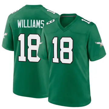 Youth Nike Philadelphia Eagles Avery Williams Green Kelly Alternate Jersey - Game