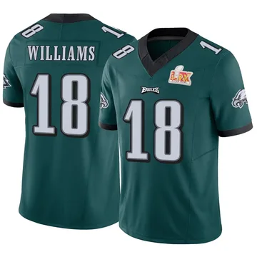 Youth Nike Philadelphia Eagles Avery Williams Green Vapor F.U.S.E. Super Bowl LIX Jersey - Limited