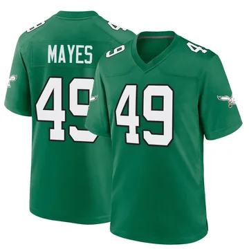 Youth Nike Philadelphia Eagles BJ Mayes Green Kelly Alternate Jersey - Game