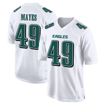 Youth Nike Philadelphia Eagles BJ Mayes White Tundra Fashion Jersey - Game