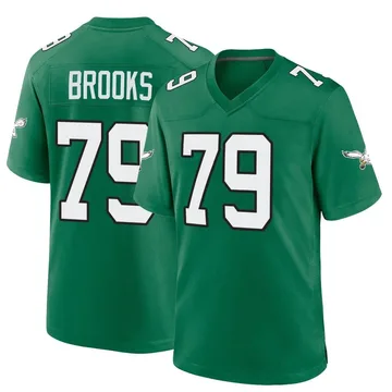 Youth Nike Philadelphia Eagles Brandon Brooks Green Kelly Alternate Jersey - Game
