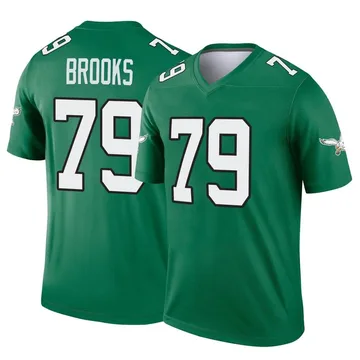 Youth Nike Philadelphia Eagles Brandon Brooks Green Kelly Alternate Jersey - Legend