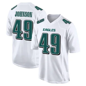 Youth Nike Philadelphia Eagles Brandon Johnson White Tundra Fashion Jersey - Game