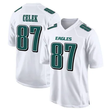 Youth Nike Philadelphia Eagles Brent Celek White Tundra Fashion Jersey - Game