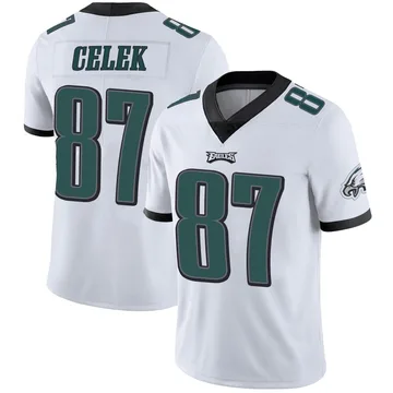 Youth Nike Philadelphia Eagles Brent Celek White Vapor Untouchable Jersey - Limited