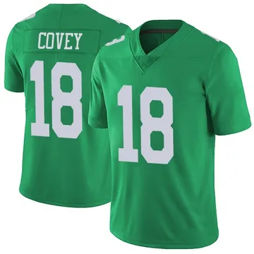 Youth Nike Philadelphia Eagles Britain Covey Green Vapor Untouchable Jersey - Limited