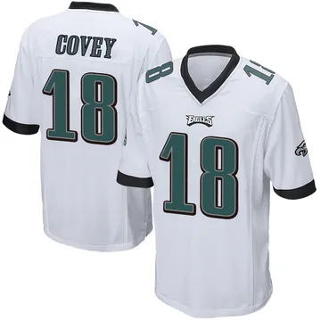 Youth Nike Philadelphia Eagles Britain Covey White Jersey - Game