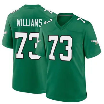 Youth Nike Philadelphia Eagles Cameron Williams Green Kelly Alternate Jersey - Game
