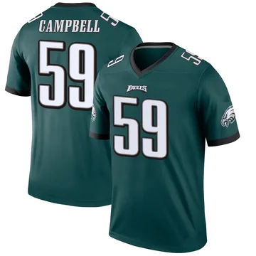 Youth Nike Philadelphia Eagles Chance Campbell Green Jersey - Legend