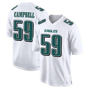 Youth Nike Philadelphia Eagles Chance Campbell White Tundra Fashion Jersey - Game