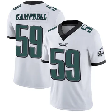 Youth Nike Philadelphia Eagles Chance Campbell White Vapor Untouchable Jersey - Limited