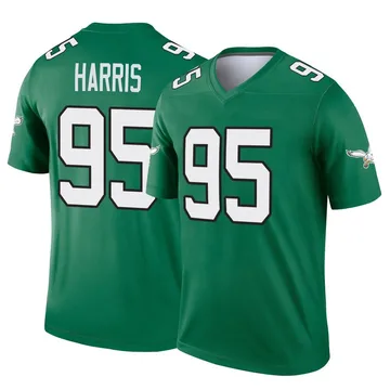 Youth Nike Philadelphia Eagles Charles Harris Green Kelly Alternate Jersey - Legend