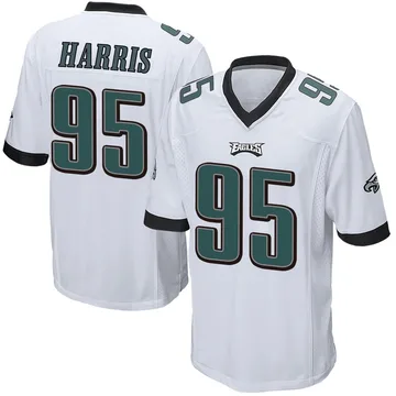 Youth Nike Philadelphia Eagles Charles Harris White Jersey - Game