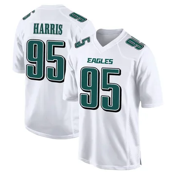 Youth Nike Philadelphia Eagles Charles Harris White Tundra Fashion Jersey - Game