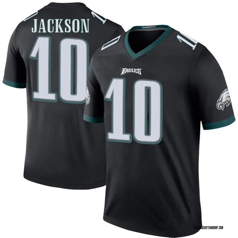 الصدأ Youth Philadelphia Eagles DeSean Jackson Black Color Rush Jersey - Legend الصدأ الصدأ Youth Philadelphia Eagles DeSean Jackson Black Color Rush Jersey - Legend الصدأ