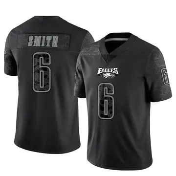 Youth Nike Philadelphia Eagles DeVonta Smith Black Reflective Jersey - Limited