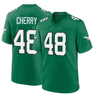 Youth Nike Philadelphia Eagles Don Cherry Green Kelly Alternate Jersey - Game