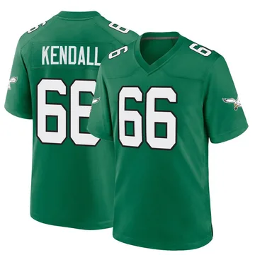 Youth Nike Philadelphia Eagles Drew Kendall Green Kelly Alternate Jersey - Game