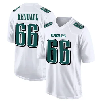 Youth Nike Philadelphia Eagles Drew Kendall White Tundra Fashion Jersey - Game