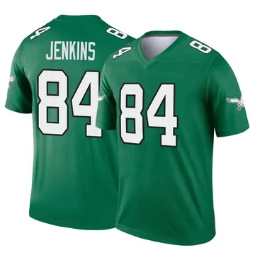 Youth Nike Philadelphia Eagles E.J. Jenkins Green Kelly Alternate Jersey - Legend