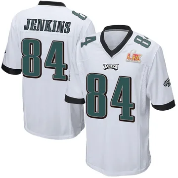 Youth Nike Philadelphia Eagles E.J. Jenkins White Super Bowl LIX Jersey - Game
