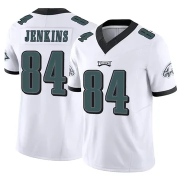 Youth Nike Philadelphia Eagles E.J. Jenkins White Vapor F.U.S.E. Jersey - Limited