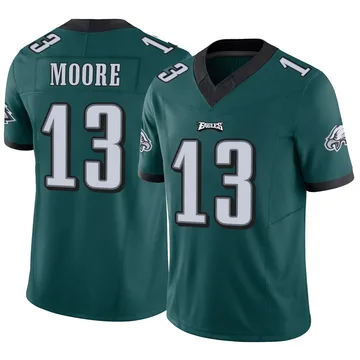 Youth Nike Philadelphia Eagles Elijah Moore Green Vapor F.U.S.E. Jersey - Limited