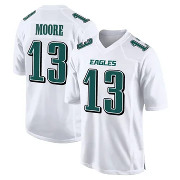 Youth Nike Philadelphia Eagles Elijah Moore White Tundra Fashion Jersey - Game