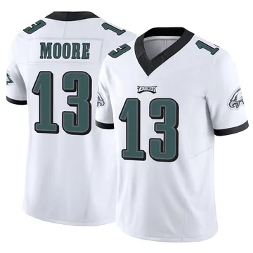 Youth Nike Philadelphia Eagles Elijah Moore White Vapor F.U.S.E. Jersey - Limited