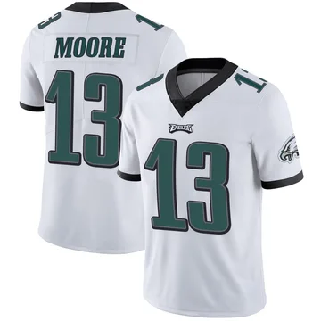 Youth Nike Philadelphia Eagles Elijah Moore White Vapor Untouchable Jersey - Limited