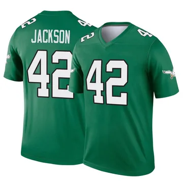 Youth Nike Philadelphia Eagles Giles Jackson Green Kelly Alternate Jersey - Legend