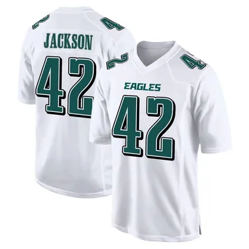 Youth Nike Philadelphia Eagles Giles Jackson White Tundra Fashion Jersey - Game