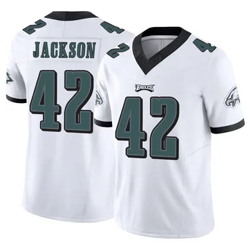 Youth Nike Philadelphia Eagles Giles Jackson White Vapor F.U.S.E. Jersey - Limited