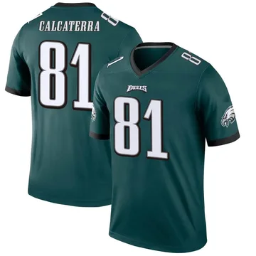 Youth Nike Philadelphia Eagles Grant Calcaterra Green Jersey - Legend