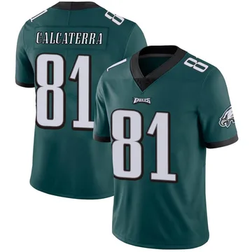 Youth Nike Philadelphia Eagles Grant Calcaterra Green Midnight Team Color Vapor Untouchable Jersey - Limited
