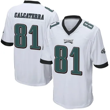 Youth Nike Philadelphia Eagles Grant Calcaterra White Jersey - Game