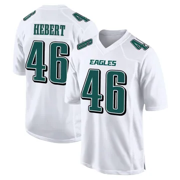 Youth Nike Philadelphia Eagles Griffin Hebert White Tundra Fashion Jersey - Game