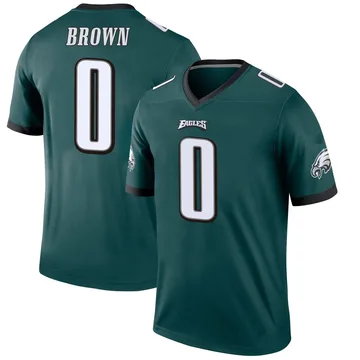 Youth Nike Philadelphia Eagles Hollywood Brown Green Jersey - Legend