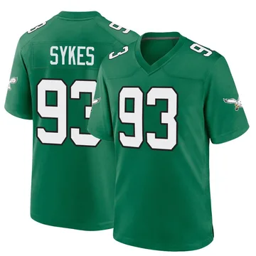 Youth Nike Philadelphia Eagles Jacob Sykes Green Kelly Alternate Jersey - Game