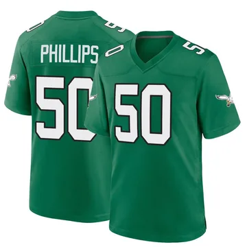 Youth Nike Philadelphia Eagles Jaelan Phillips Green Kelly Alternate Jersey - Game