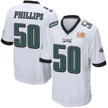 Youth Nike Philadelphia Eagles Jaelan Phillips White Super Bowl LIX Jersey - Game