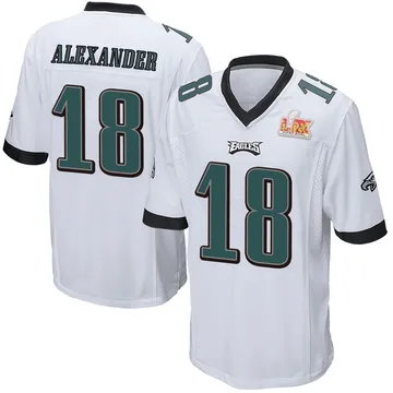 Youth Nike Philadelphia Eagles Jaire Alexander White Super Bowl LIX Jersey - Game